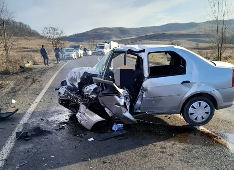 Accident cu doi morți la Bunești FOTO IPJ Brașov