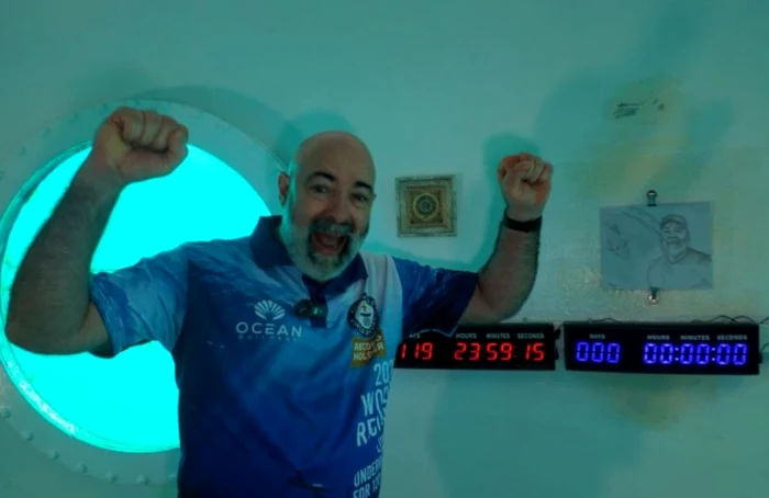 Rudiger Köch a locuit 120 de zile sub apă