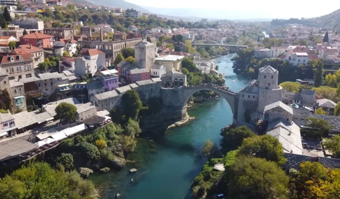 Orașul Mostar FOTO: captură video