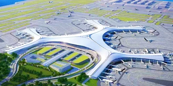 aeroport insula artificiala china Dalian FOTO @iLiaoning / X