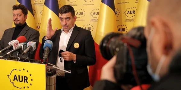 George Simion şi Claudiu Târziu după alegerile din decembrie 2020
