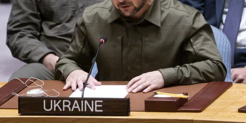 Volodimir Zelenski in Consiliul de Securitate al ONU FOTO EPA EFE jpg