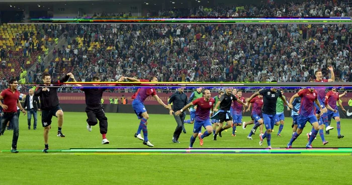 Steaua a câştigat derby-ul Rapid, din etapa a IX-a. FOTO Mediafax