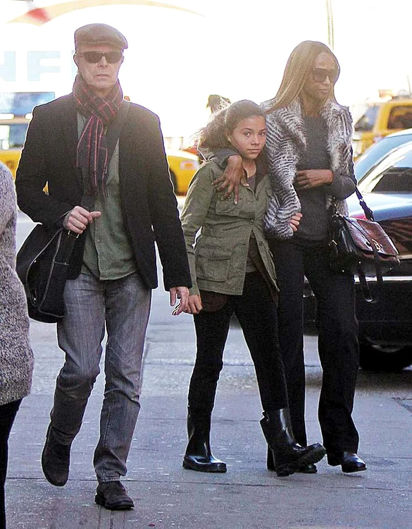 În 2014, David,  Iman şi Alexandra,  ultima vizită în Londra 