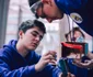 Echipa de robotică a Vâlcii - Bionic Royals - în competiţia FTC de la Timişoara Foto Adevărul