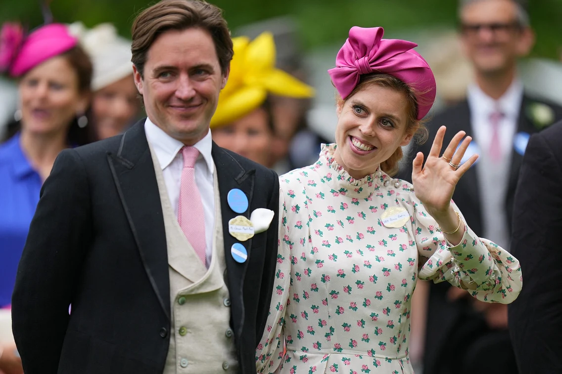 Edoardo Mapelli Mozzi cu Prințesa Beatrice