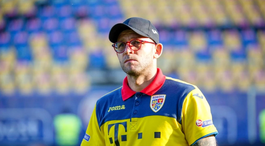Bogdan Lobonț a antrenat naționala U20 a României. Foto FRF