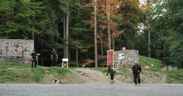 Intrarea în cetatea Sarmizegetusa Regia. FOTO: D.G.