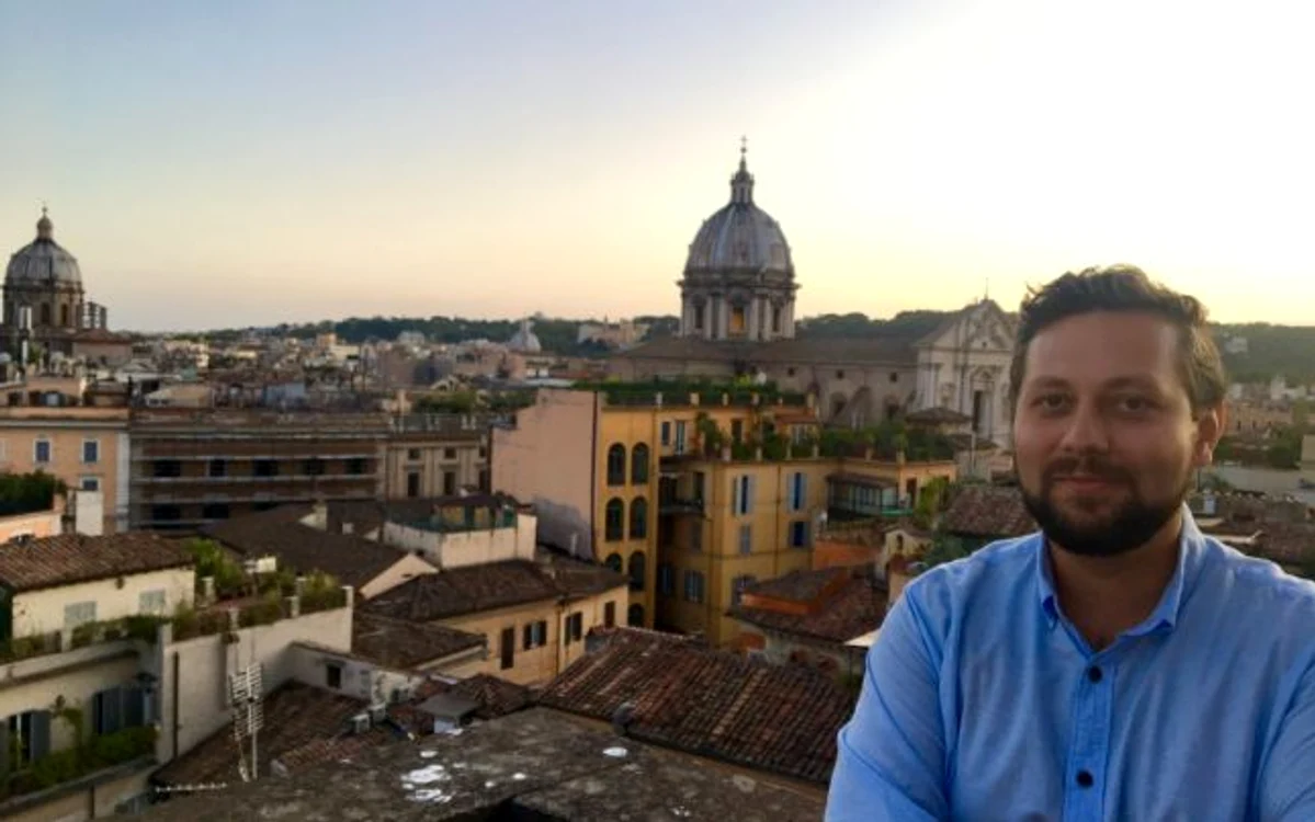 Csaba Szabó la Roma Foto: arhiva personală