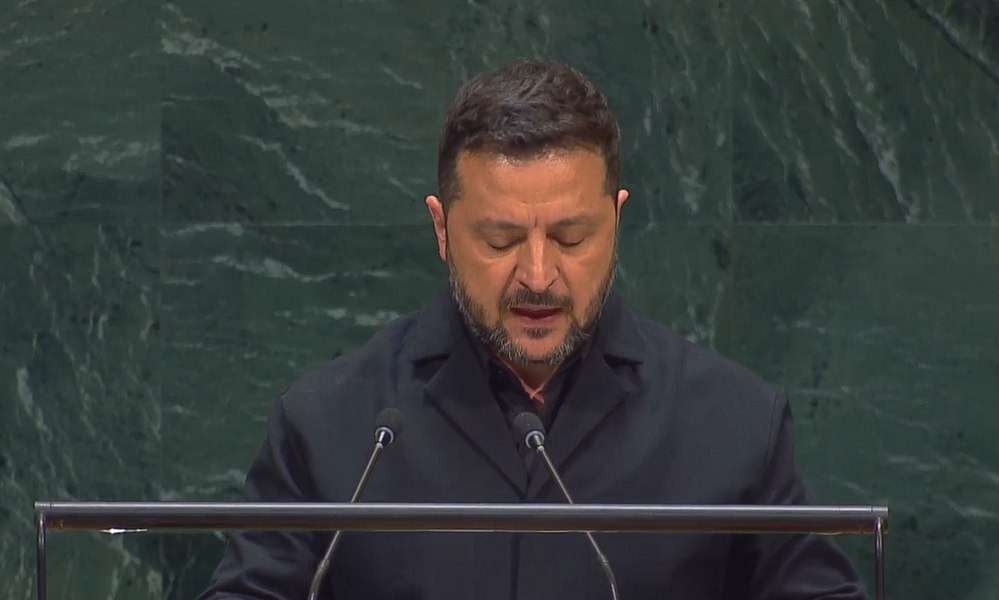 Zelenski a denunțat de la tribuna ONU „nebunia” lui Putin: „Pacientul zero”. Mesaj liderului ucrainean pentru statele lumii: „Nu-l lăsați să vă atragă în acest război”