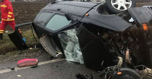 Accident Suceava. FOTO ISU Suceava