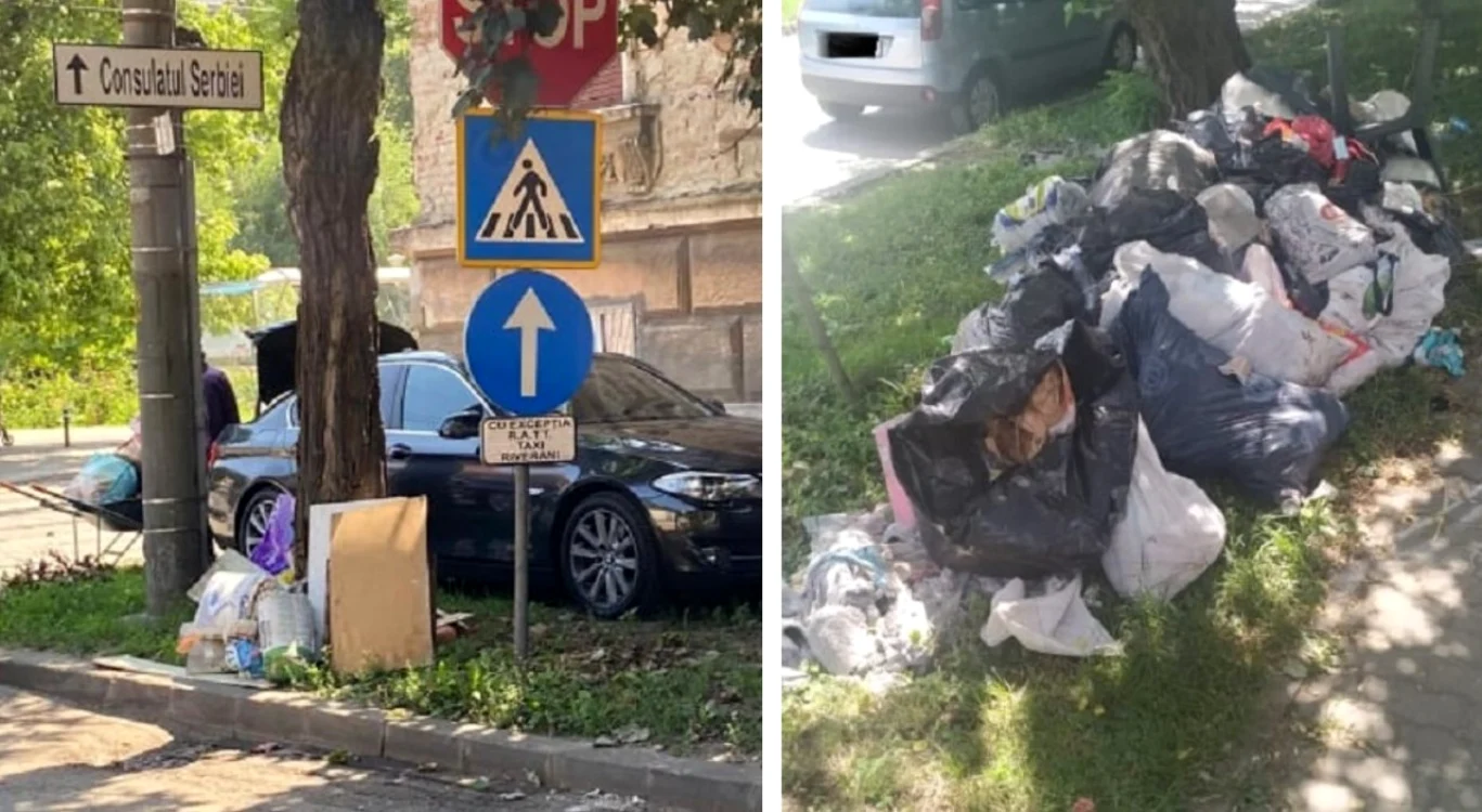 Poliţia Locală i-a amendat pe cei doi contravenienţi cu câte 6.000 de lei FOTO Poliţia Locală Timişoara