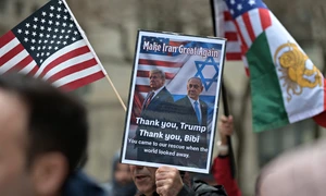 Susținători ai opoziției iraniene FOTO Profimedia