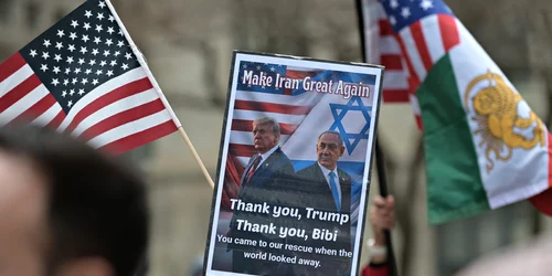 Susținători ai opoziției iraniene FOTO Profimedia