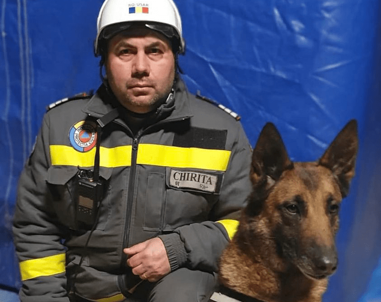 Povestea uimitoare a lui Daniel și a câinelui Speedy, echipa care salvează vieți după cutremurul din Turcia