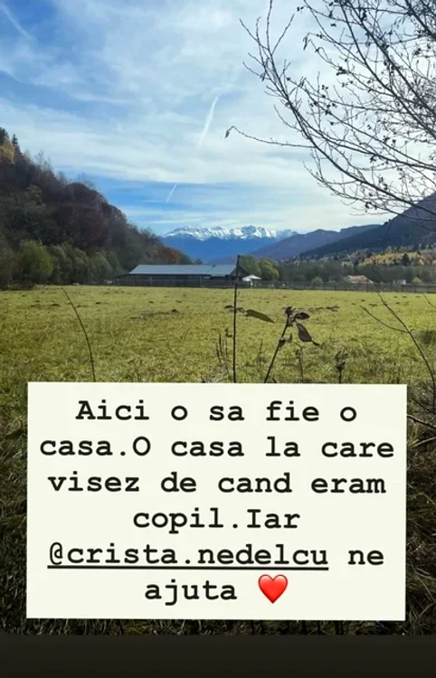 Gina și Smiley au cumpărat deja terenul FOTO: Captură Instagram 