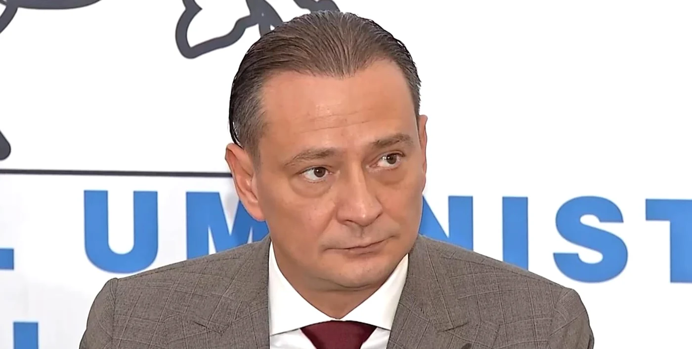 Daniel Băluţă, la conferinţa de la sediul PUSL. FOTO: captură video
