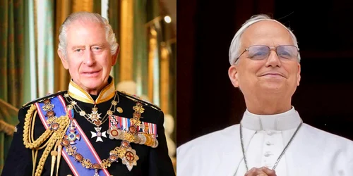 regele Charles si papa Leon jpg