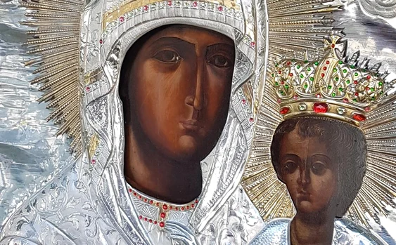 Icoana Maicii Domnului de la schitul Pocrov FOTO doxologia.ro