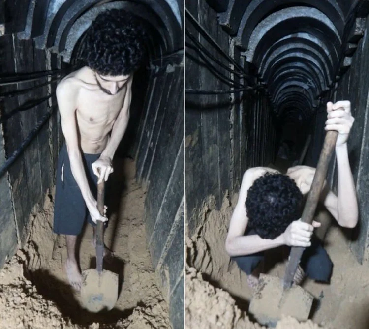 Ostatic israelian forțat să își sape propriul mormânt FOTO: Captură video