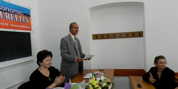 Dr. Camelia Vechiu împreună cu primarul Aurel Simionescu