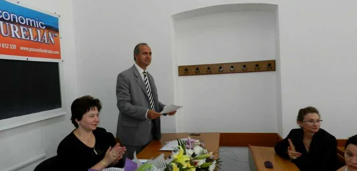 Dr. Camelia Vechiu împreună cu primarul Aurel Simionescu