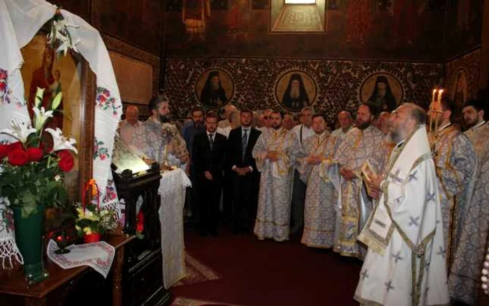 Slujba de cinstire a icoanei "Prodromiţa". Foto: ADJ