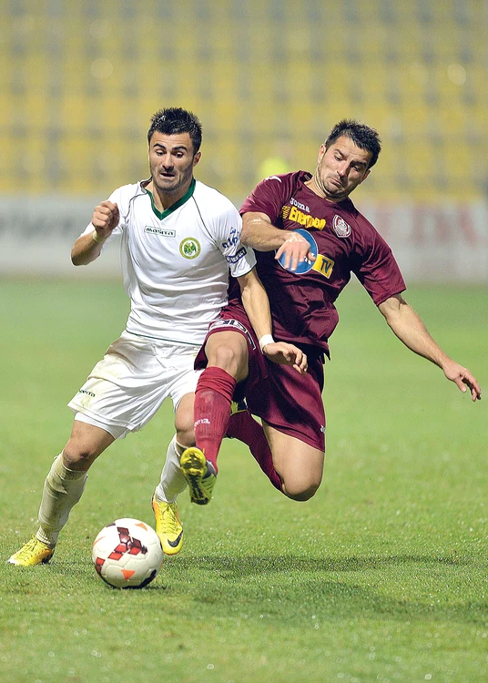 Voiculeţ a evoluat în 14 partide pentru CFR Cluj