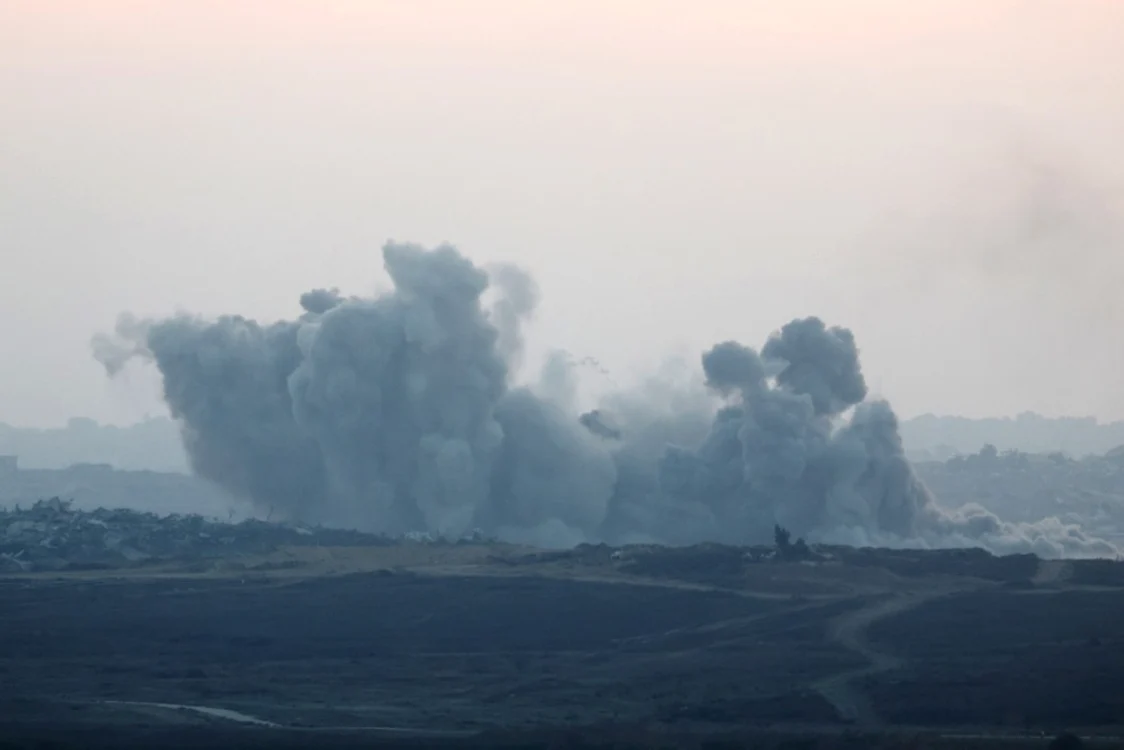 Bombardamente israeliene în nordul Fâșiei Gaza FOTO EPA-EFE