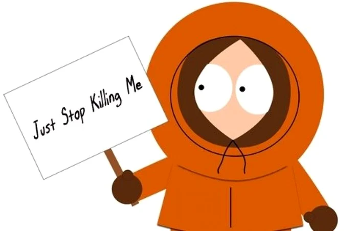 Kenny este cunoscut pentru felul în care moare şi numărul-record de morţi pe care îl are la activ: 102 FOTO Facebook Timeline Cover