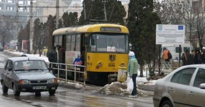 Tramvaiele nu vor circula în prima zi de Paşte