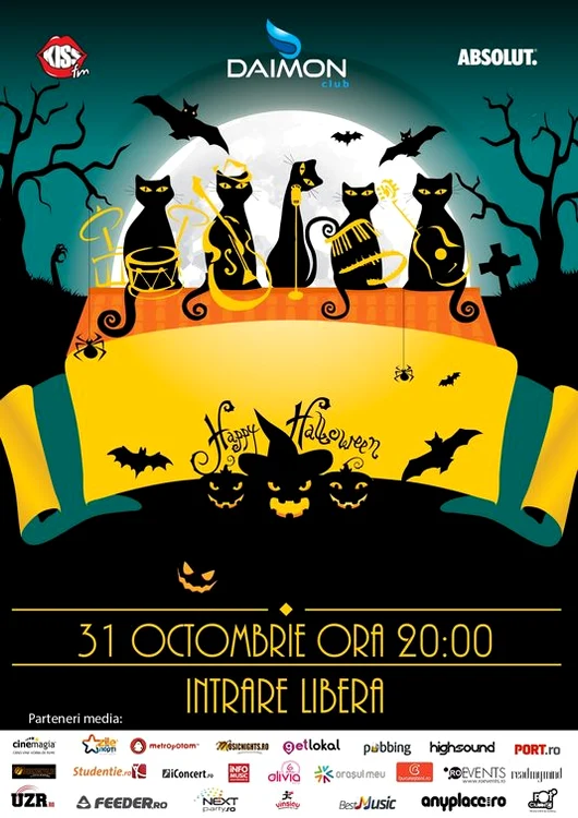 Cats on the roof, vineri, în Daimon Sport Club