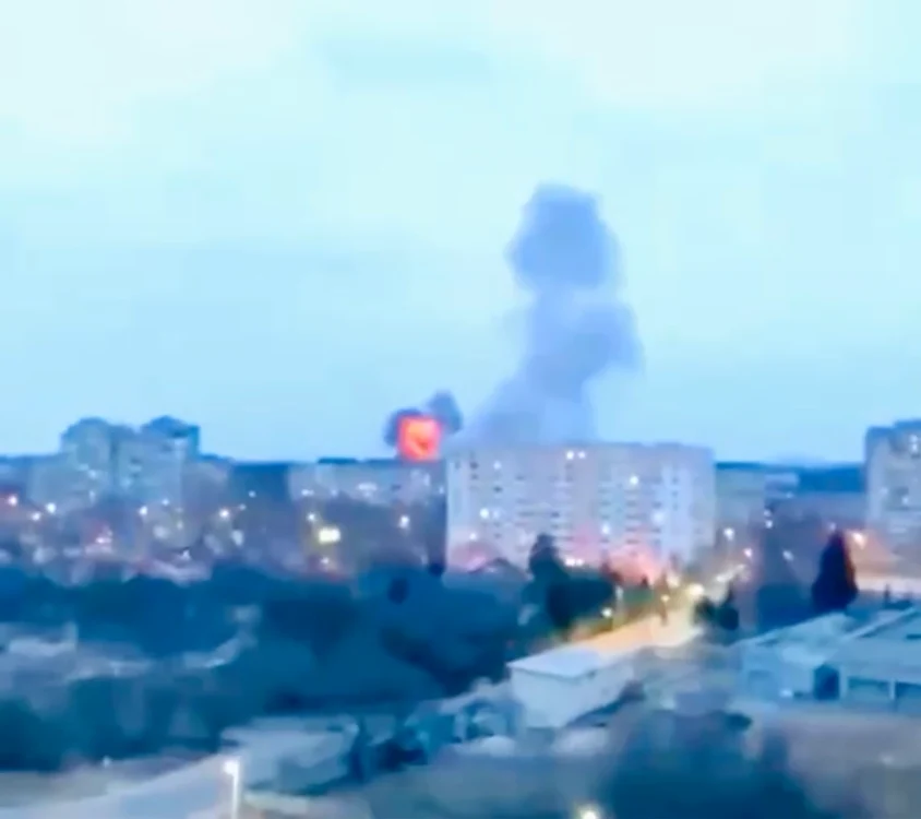 Atac desfășurat anterior în orașul Belgorod FOTO Profimedia
