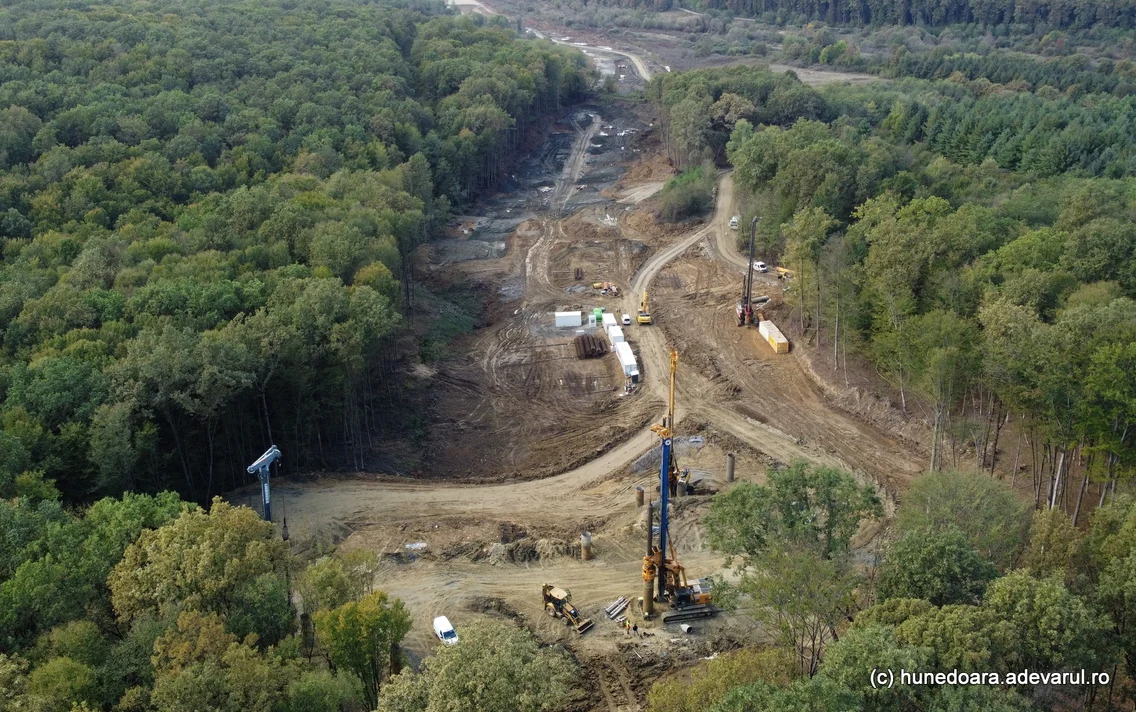 Autostrada Lugoj Deva, zona Holdea Margina  Foto Daniel Guță ADEVĂRUL (8) JPG