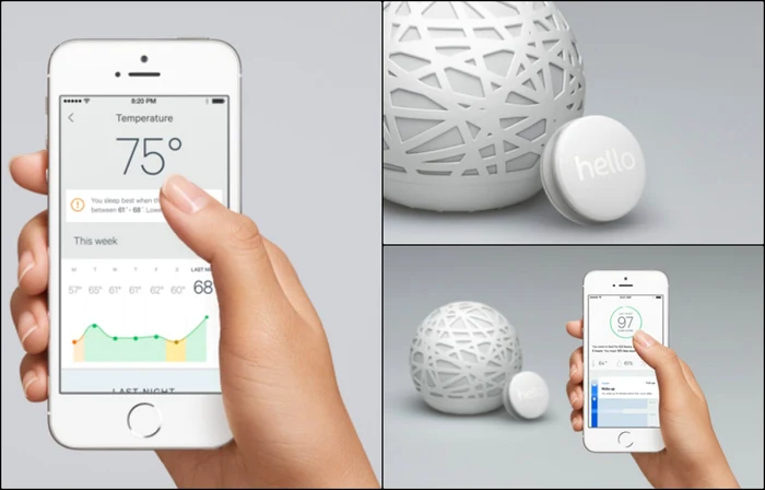 Gadgetul Sense îţi monitorizează somnul pentru a-l îmbunătăţi. FOTO Kickstarter
