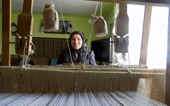 Ana Preda, ultima tesatoare din AlțânaFoto: Ramona Găină, corespondent „Adevărul”