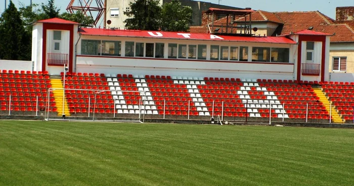 Stadionul "UTA" din oraşul Arad