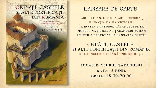 Lansare „Cetăți, Castele și alte fortificații din România” jpeg