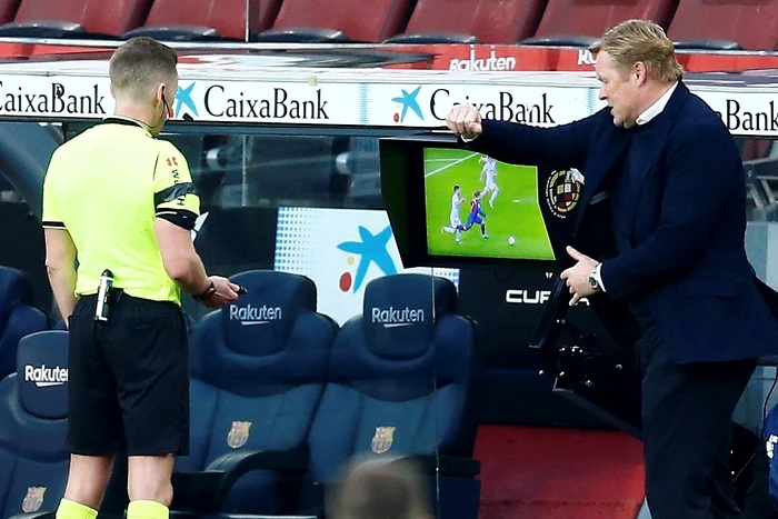 Ronald Koeman spune că nu înțelege VAR-ulFoto: EPA-EFE