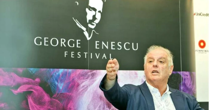 Dirijorul Daniel Barenboim va deschide cea de-a XXI-a ediţie a Festivalul „George Enescu“ la începutul lunii septembrie  FOTO: Marian Iliescu