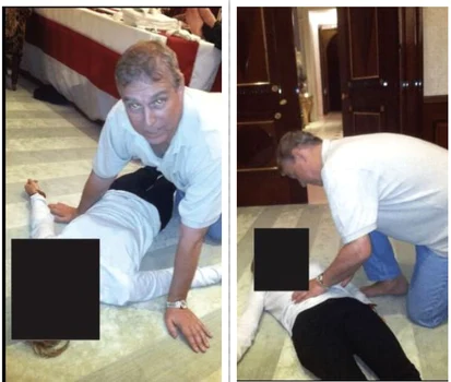 Prinţul Andrew în noi imagini publicate din dosarul Epstein. FOTO: US Department of Justice