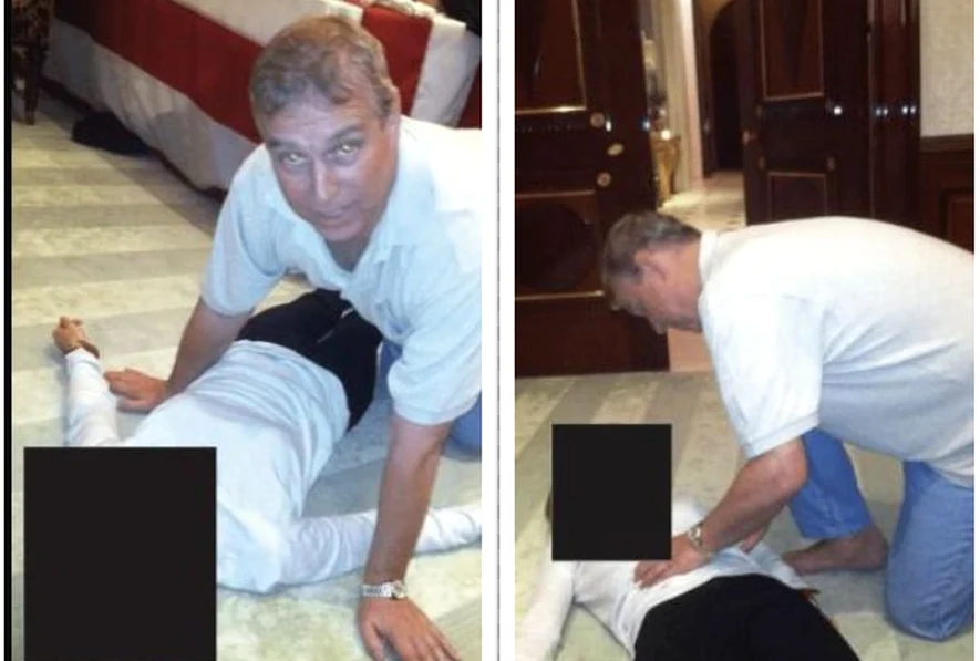 Prințul Andrew și una dintre victime FOTO US Department of Justice