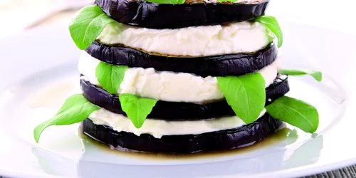 Turnuleţe mozzarella şi vinete