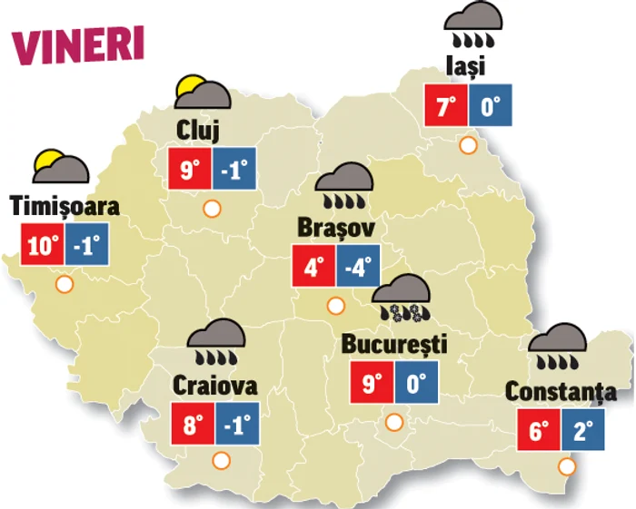 Prognoza meteo 20 martie aduce vreme plăcută și precipitații doar pe arii restrânse