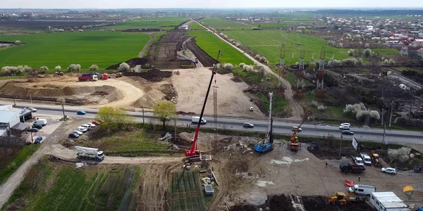 lucrari pe autostrada a0 centura bucuresti jpeg