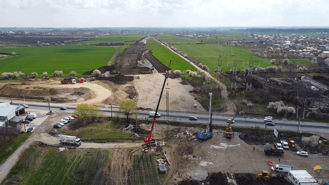 Cum avansează lucrările pe şantierul Autostrăzii de Centură Bucureşti Sud. „Constructorul înregistrează întârzieri pe lotul al treilea”