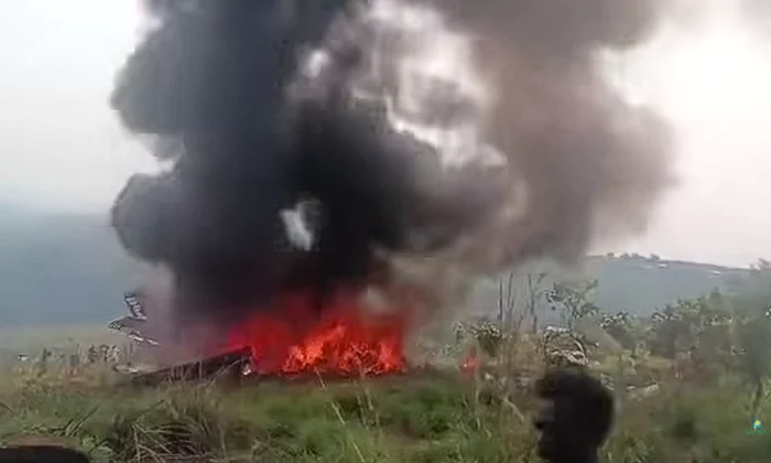 avion prabusit in Congo captura video Rwanda update png