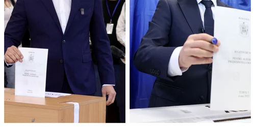 George Simion Nicusor Dan castigatori ai primului tur, 4 mai 2025  Foto Inquam Photostos, jpg