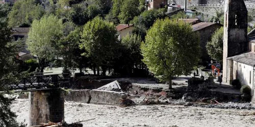 Furtuna Alex a lovit Franţa şi Italia. FOTO EPA-EFE