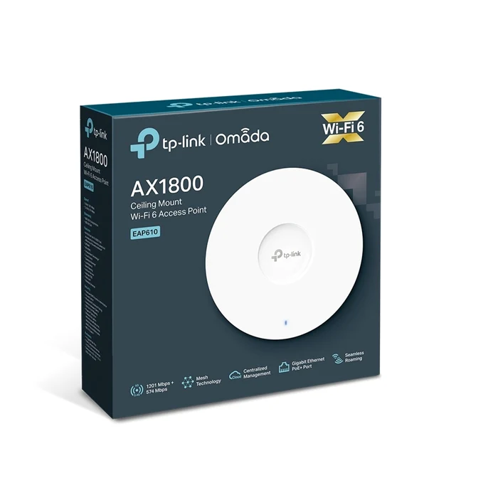 Access Point TP-Link Wi-Fi 6 Dual-Band Omada EAP610